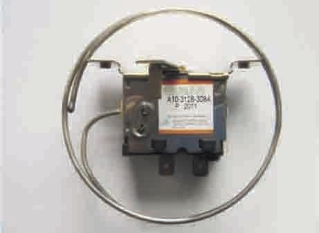 termostato A10-3128-3084 da série de Ranco A dos termostatos do congelador do comprimento do elemento de detecção de 400mm