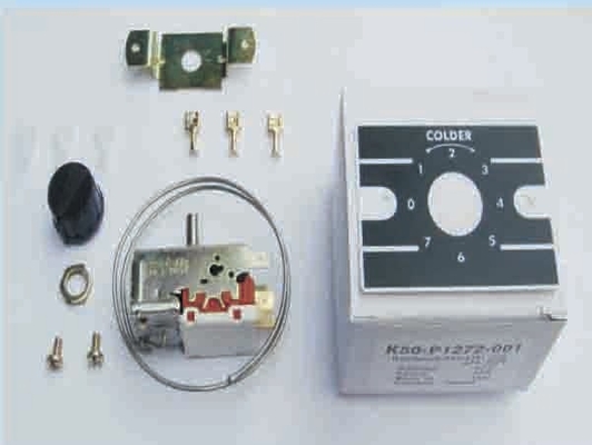 termostato reto K50-P1272 da série de Ranco K dos termostatos do congelador do comprimento do elemento de detecção de 600mm