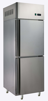 Refrigerador ereto comercial da eficiência elevada, congelador da porta do asiático 2 com baixo consumo