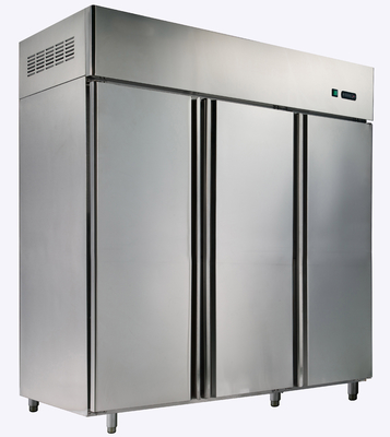 1500L refrigerador refrigerando ventilado de três portas, unidades de refrigeração comerciais