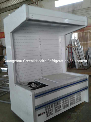 CE vertical do congelador da exposição/ROSH, 2℃ - refrigerador aberto de 10℃ Multideck com Digitas Tem