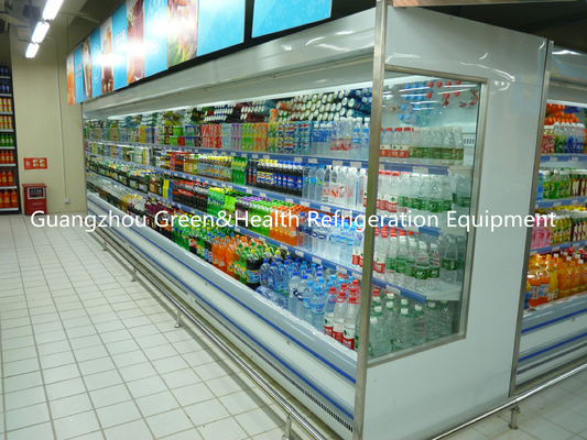 Refrigerador feito sob encomenda 2℃ da exposição de Multideck - 10℃ 600w com protecção ambiental