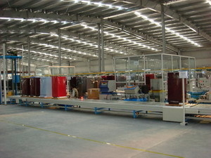 Grande cadeia de fabricação do armário da fabricação para produzir refrigeradores