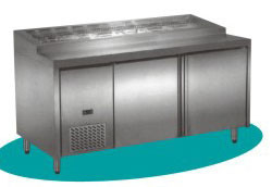 Barra de salada da cozinha/restaurante sob o congelador contrário bens de 1800 x de 800 x de 1000mm