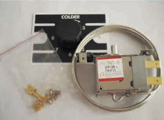 Tipo capilar reto termostatos do congelador do termostato da série de Saginomiya com OEM WP1.5R-L 001