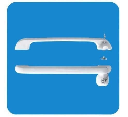 Hardware externo redondo do puxador da porta do congelador do ABS com fechamento 340mm para o congelador