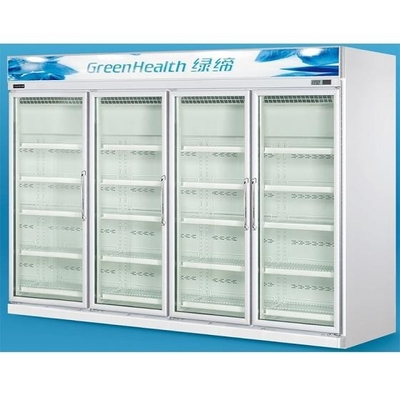 Refrigerador de vidro -20°C da porta das camadas triplas com compressor de Copeland