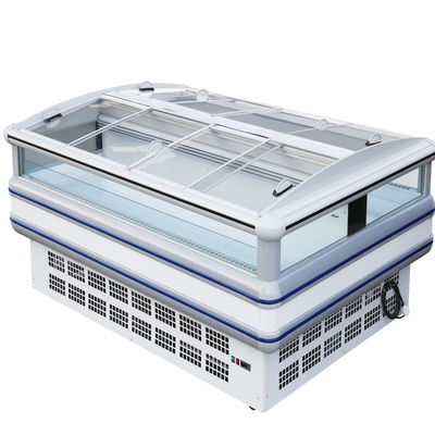 Congelador/refrigerador comerciais da exposição da porta deslizante do supermercado com CE/ROHS