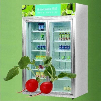 refrigerador da exposição da bebida de 2 portas para a fábrica do OEM Guanzghou da padaria