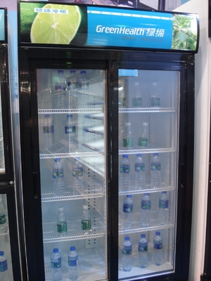 Refrigere o motor do refrigerador da exposição de Friut no estilo inferior com o diodo emissor de luz ou o T5 opcional