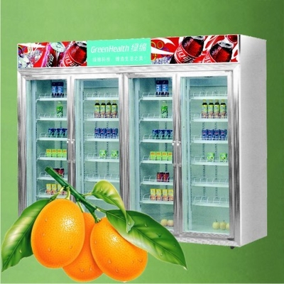 Refrigerador da porta do Superstore/mostra de vidro do refrigerador/refrigerador/congelador