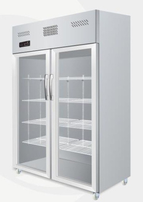 Refrigeradores comerciais da exposição