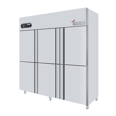 Seis da porta do refrigerador congeladores de refrigerador eretos econômico de lado a lado