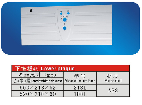 Custom ABS Ambiental Geladeira Freezer partes inferior placa 218 L 188 L 550 mm e 520 mm