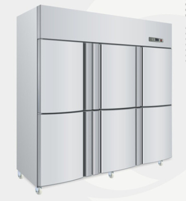 congelador de refrigerador 220V comercial inoxidável para o governo/escola