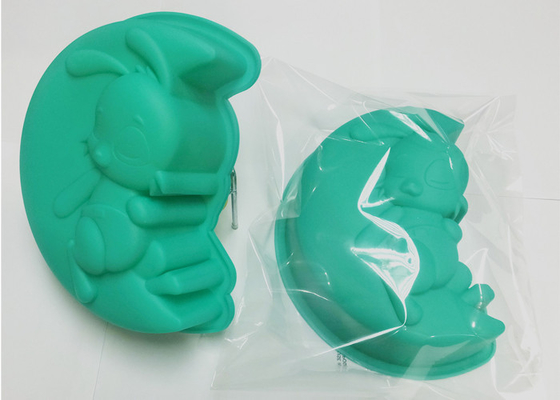O bolo do silicone da novidade do forno/congelador da microonda molda, bandejas do cozimento do silicone
