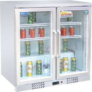 refrigerador de vinho da mostra do congelador de refrigerador do tipo do armário de cozinha da estrela