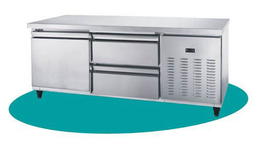 Worktop da gaveta da Fácil-operação duas camadas com compressor de Aspera
