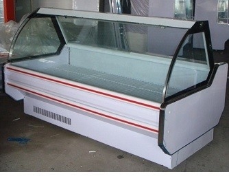 O supermercado fino feito sob encomenda indica o refrigerador, rodas seca o refrigerador 2.5meter do calor para conveniente