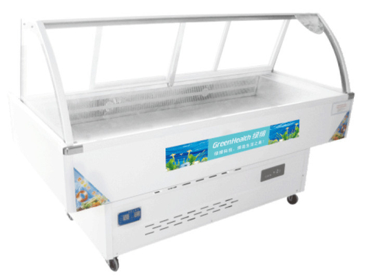 O supermercado fino indica contra o compressor de Panasonic, equipamento de refrigeração do supermercado fino para o mantimento do alimento