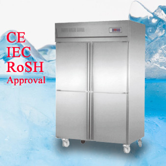 Congelador ereto comercial livre 1220 * 760 * 1969mm de Frost com compressor de Aspera