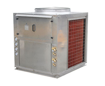 Ar exterior anticorrosivo unidade de condensação de refrigeração com o condensador de cobre das aletas