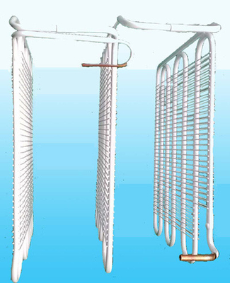 Evaporadores elétricos da refrigeração do tubo do fio com espessura de 0.6mm
