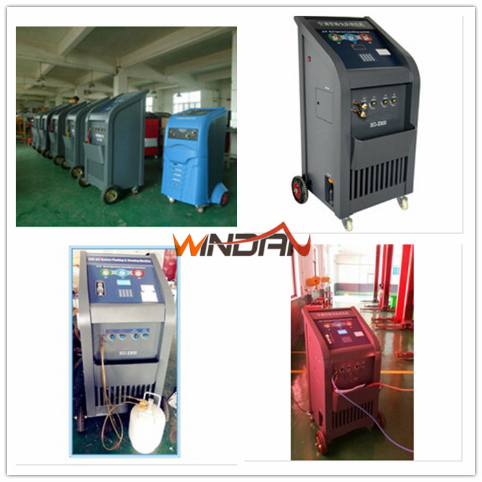 Líquido refrigerante do A/C da taxa de recuperação de 97% que recicla a máquina com óleo novo do reenchimento, equipamento da recuperação do líquido refrigerante