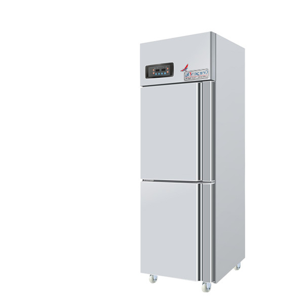 Refrigerador ereto 600*760*1930mm do tamanho do apartamento do refrigerador de duas portas