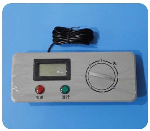 Painel cinzento Heater Thermostat do ABS de Digitas com o indicador vermelho e verde do fio do diodo emissor de luz do interruptor
