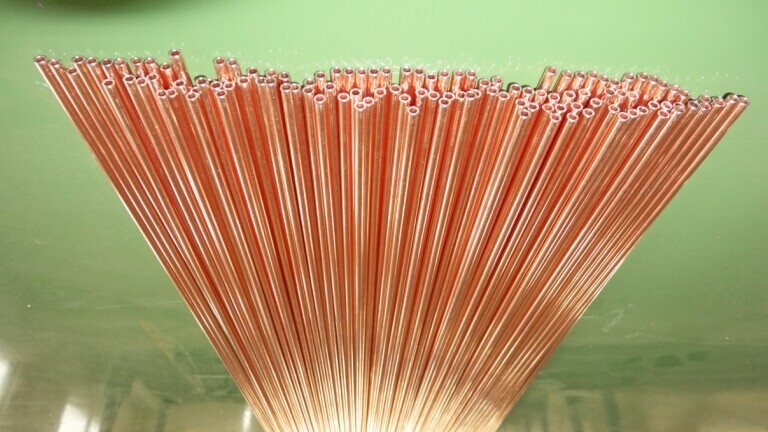 Baixos tubos do compressor do aço carbono, × de 3.17mm tubo do aço da parede do dobro de 0,5 milímetros