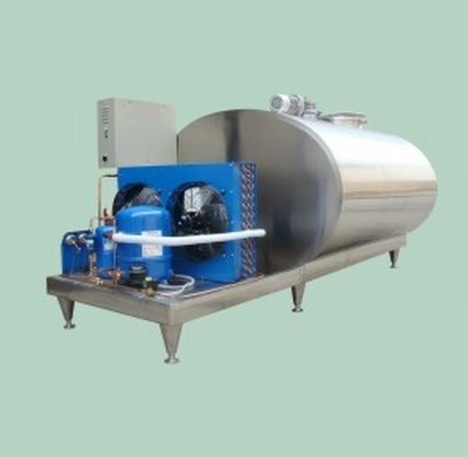 304 tanques de aço inoxidável horizontais refrigerados para o refrigerador fresco da isolação refrigerar e de armazenamento de leite