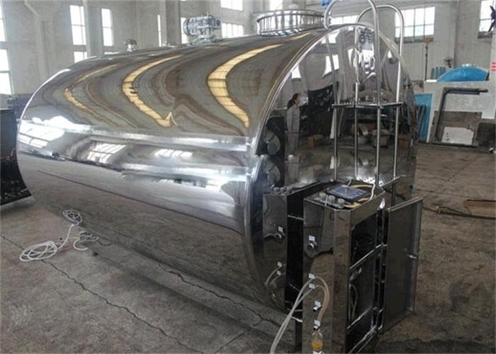 Tanques de aço inoxidável líquidos refrigerar de leite do iogurte, tanques de armazenamento refrigerados do leite com SUS304